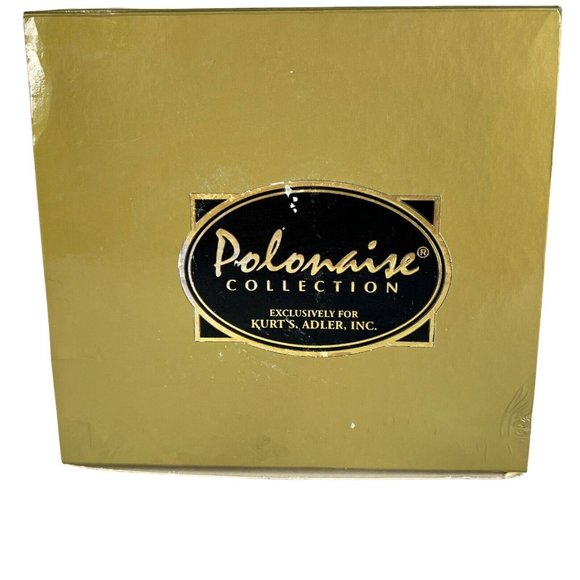 Kurt S Adler Polonaise Komozja Millennium Angel Ornament 2000 Glass Original Box - Picture 10 of 12